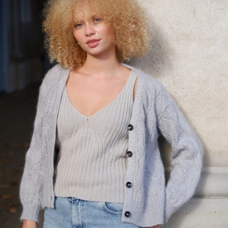 Knitting for Olive Olive Cardigan V-Neck Strickset
