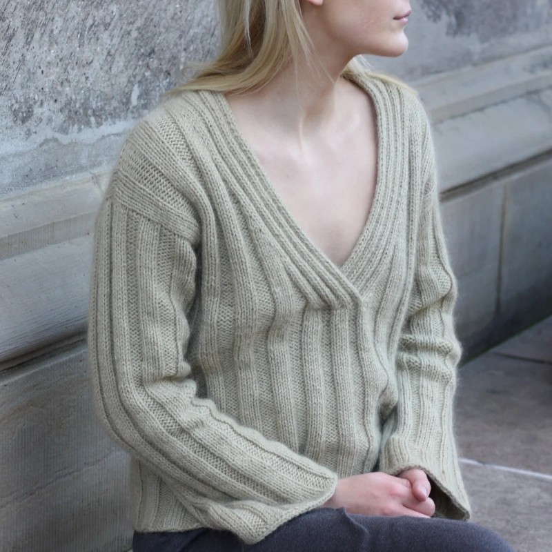 Knitting for Olive Fennel Sweater Strickset
