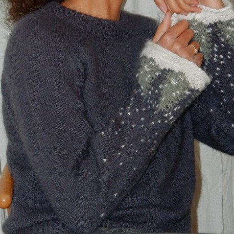 Knitting for Olive Snow Sweater Adult Strickset