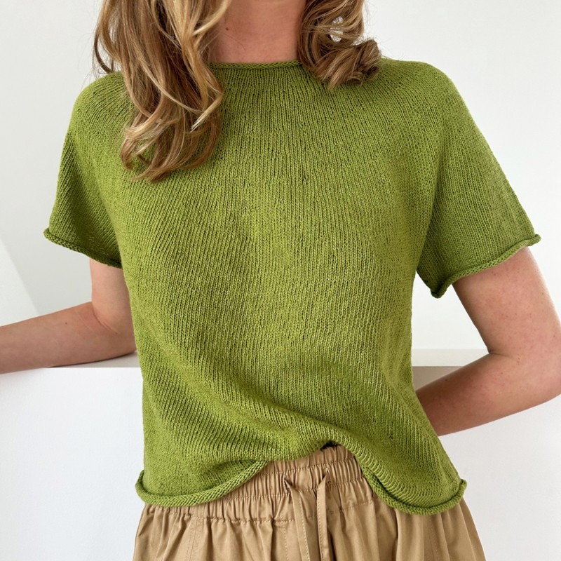 Le Knit Plain Yoke Tee 28 Wollpaket