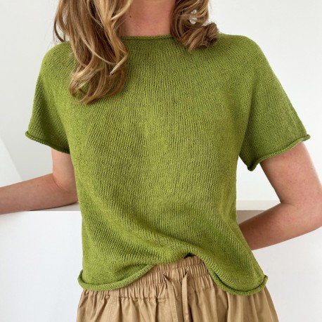 Le Knit Plain Yoke Tee 28 Wollpaket