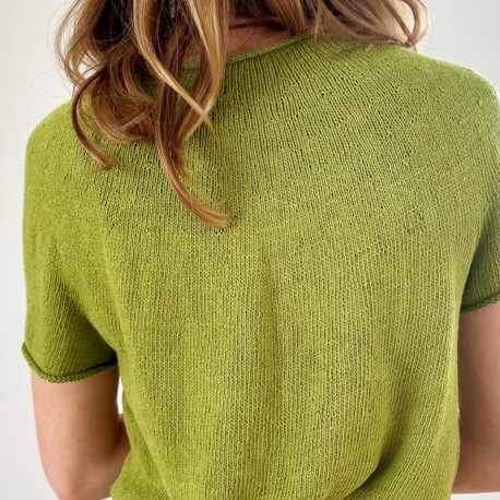 Le Knit Plain Yoke Tee 28 Wollpaket