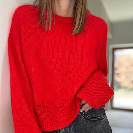 Other Loops Eyelet Loop Sweater Wollpaket