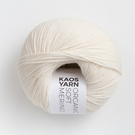 Kaos Yarn Organic Soft Merino - Natural 1001