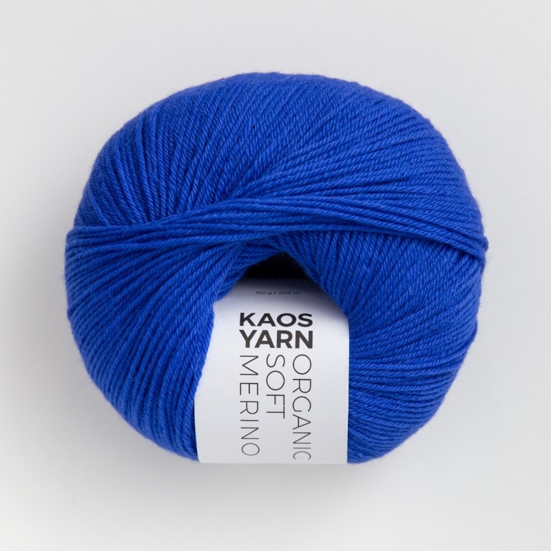 Kaos Yarn Organic Soft Merino Electric 1062