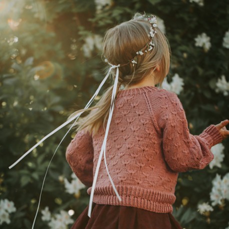 Kleinigkeitenliebe Meadowflower Cardigan Kids Wollpaket