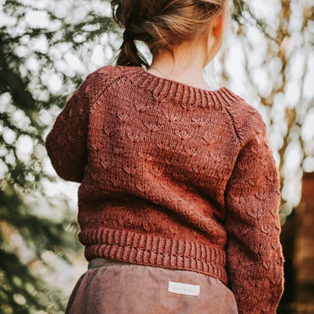 Kleinigkeitenliebe Meadowflower Cardigan Kids Wollpaket