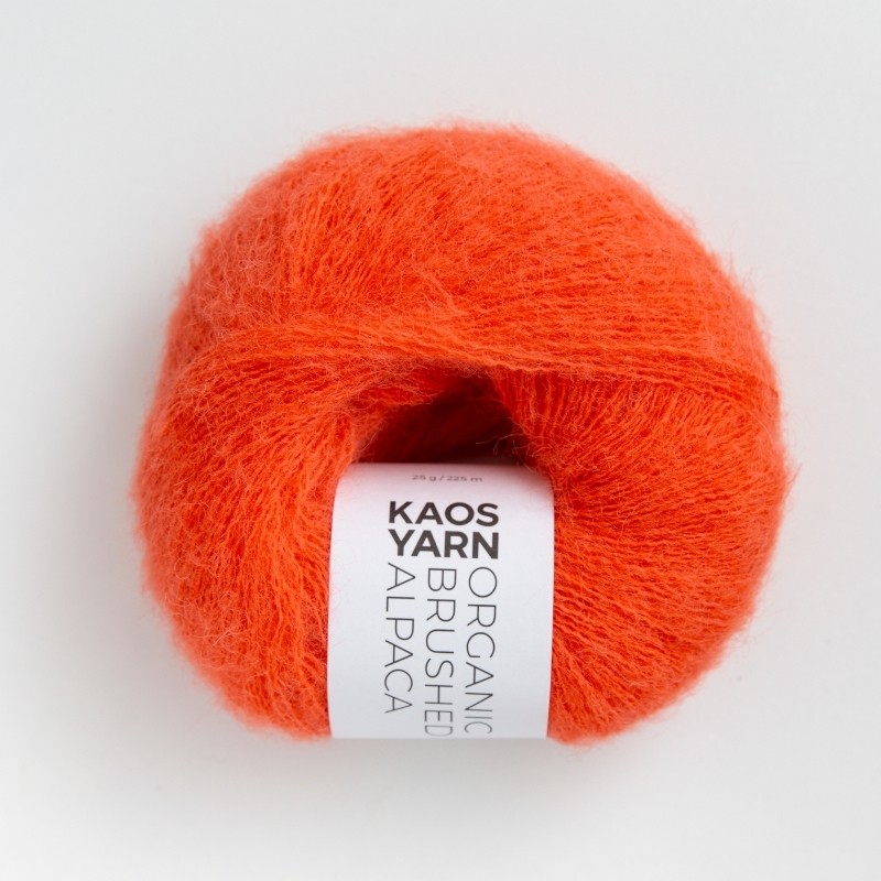 Kaos Yarn Organic Brushed Alpaca Fierce 2030