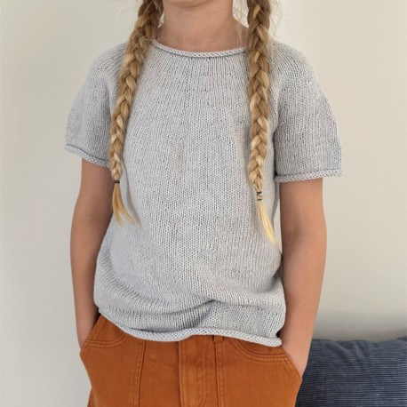 Le Knit Plain Yoke Tee 20 Junior Wollpaket