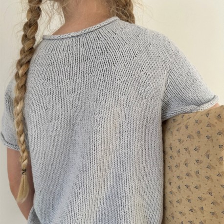 Le Knit Plain Yoke Tee 20 Junior Wollpaket