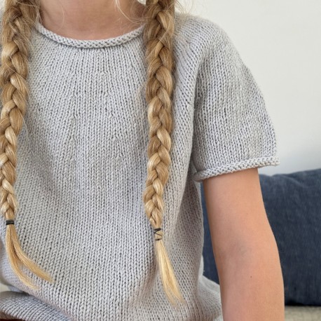 Le Knit Plain Yoke Tee 20 Junior Wollpaket