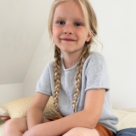 Le Knit Plain Yoke Tee 20 Junior Wollpaket