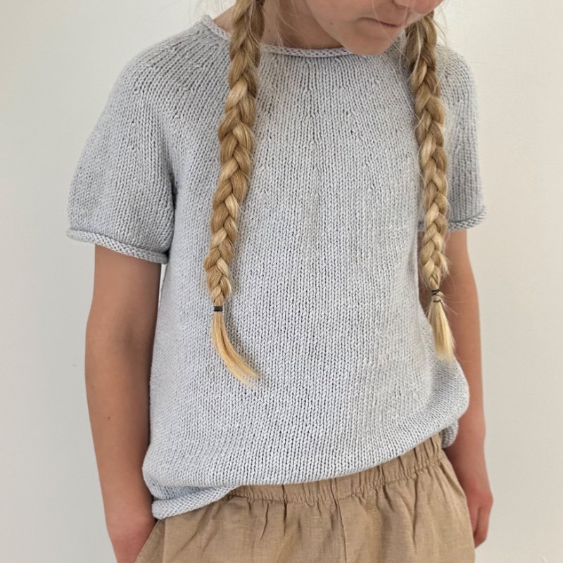 Le Knit Plain Yoke Tee 20 Junior Wollpaket