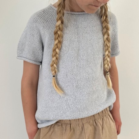 Le Knit Plain Yoke Tee 20 Junior Wollpaket