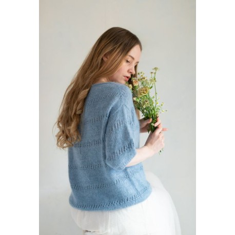 Majo Garn Inès Blouse Strickset