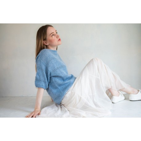 Majo Garn Inès Blouse Strickset