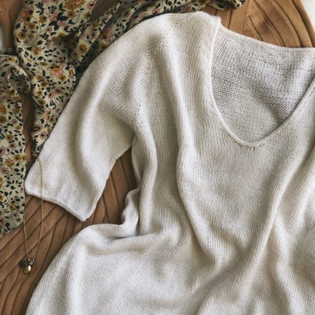 Petite Knit Kumulus Tee Wollpaket