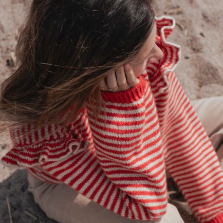 Kutovakika Chicka Cherry Sweater Wollpaket
