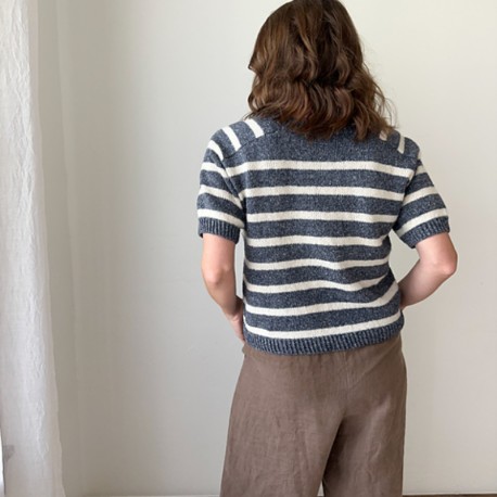 Ozetta Lakes Stripe Tee Wollpaket