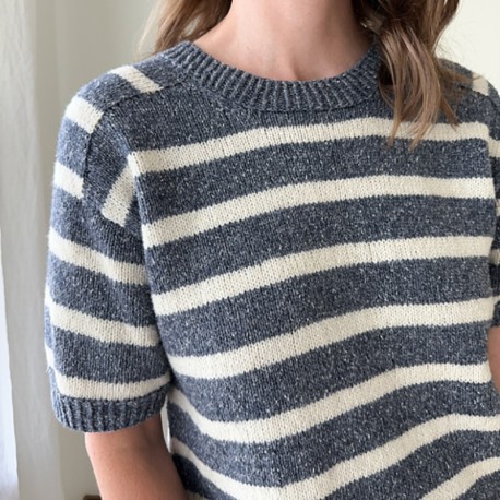 Ozetta Lakes Stripe Tee Wollpaket