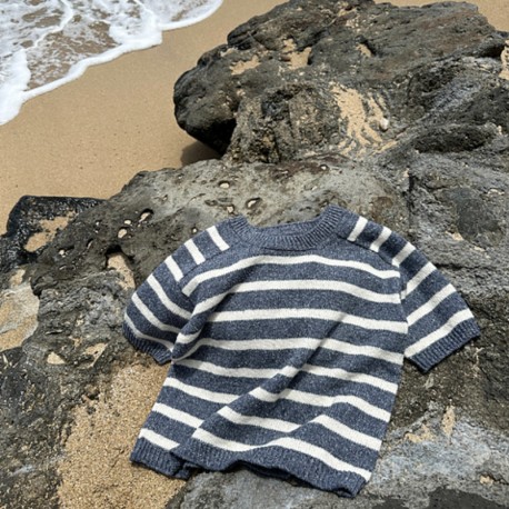 Ozetta Lakes Stripe Tee Wollpaket