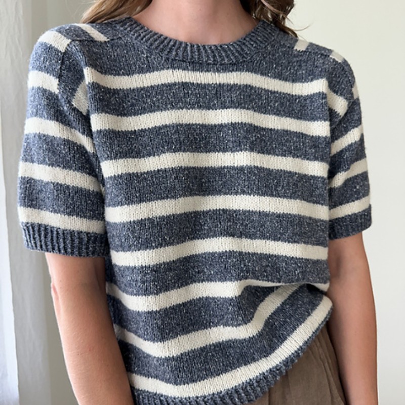 Ozetta Lakes Stripe Tee Wollpaket