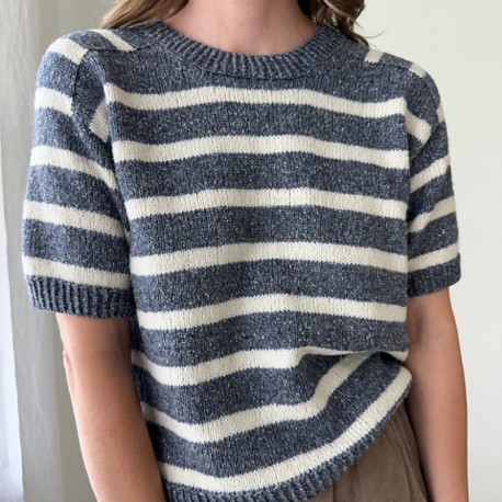 Ozetta Lakes Stripe Tee Wollpaket