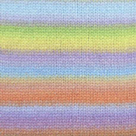 Lang Yarns Cloud Lila/Orange/Gelb/Grün 0022