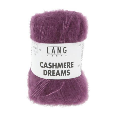 Lang Yarns Cashmere Dreams Aubergine 0080 Preorder