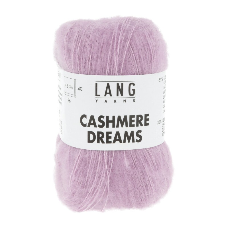 Lang Yarns Cashmere Dreams Rosa Hell 0209