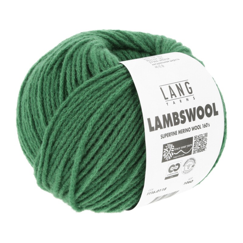 Lang Yarns Lambswool Tannengrün 0118