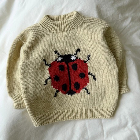 Knitting for Olive Ladybug Sweater Strickset