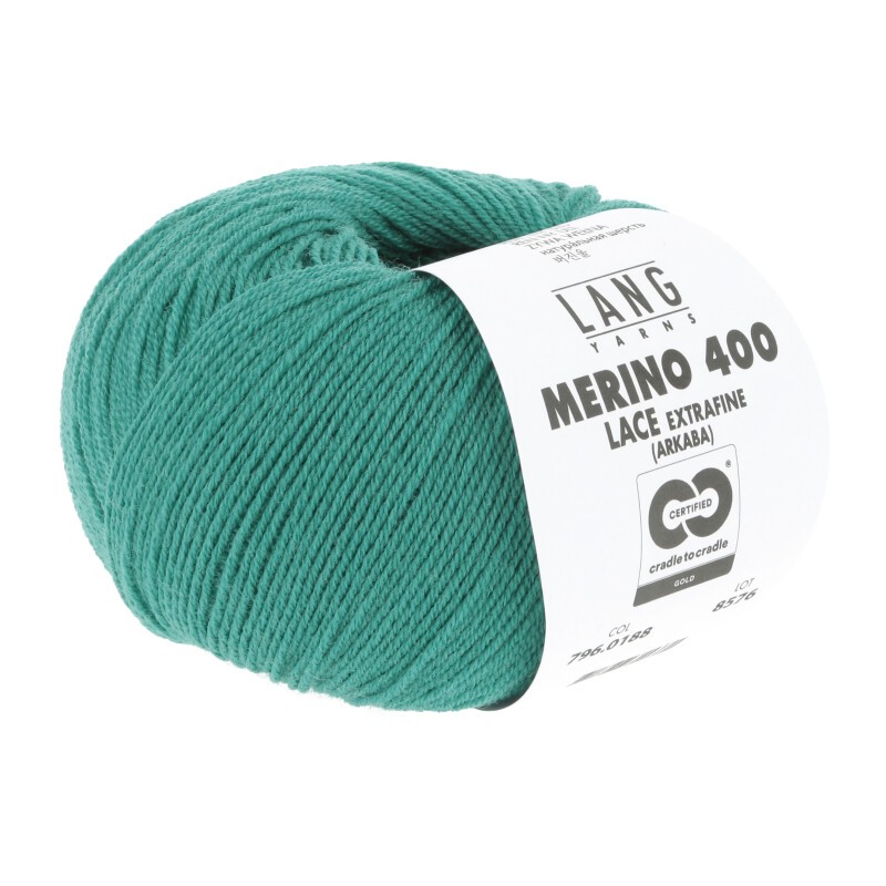 Lang Yarns Merino 400 Lace Ozean 0188