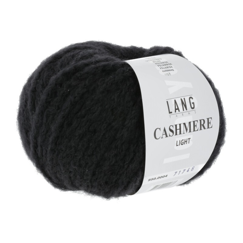 Lang Yarns Cashmere Light Schwarz 0004 Preorder