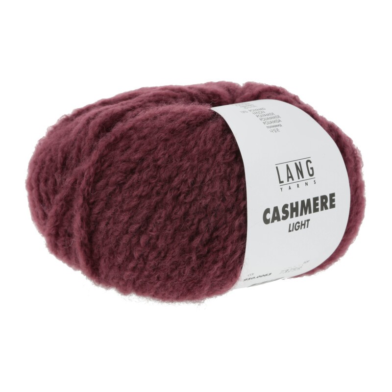 Lang Yarns Cashmere Light Dunkelrot 0063 Preorder