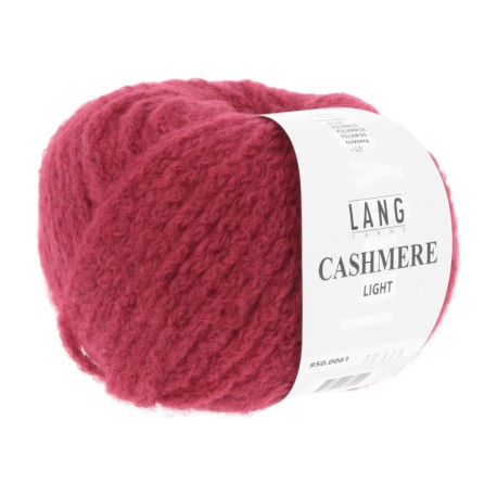 Lang Yarns Cashmere Light Rot 0061 Preorder