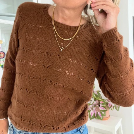Skabagtig - Poula Blouse Englisch [Wollpaket]