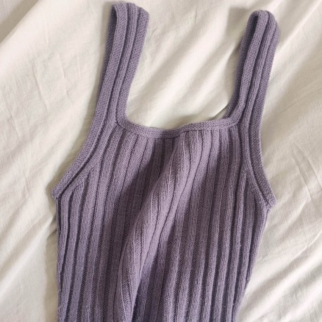 Garnogslikt Square Neck Camisole Wollpaket
