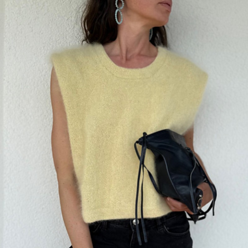 Ohwhata Knit Boxy Tee Wollpaket