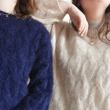 wemadewardrobe Louise Blouse Wollpaket