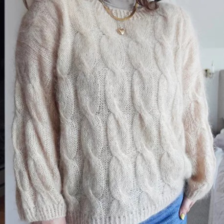 wemadewardrobe Louise Blouse Wollpaket