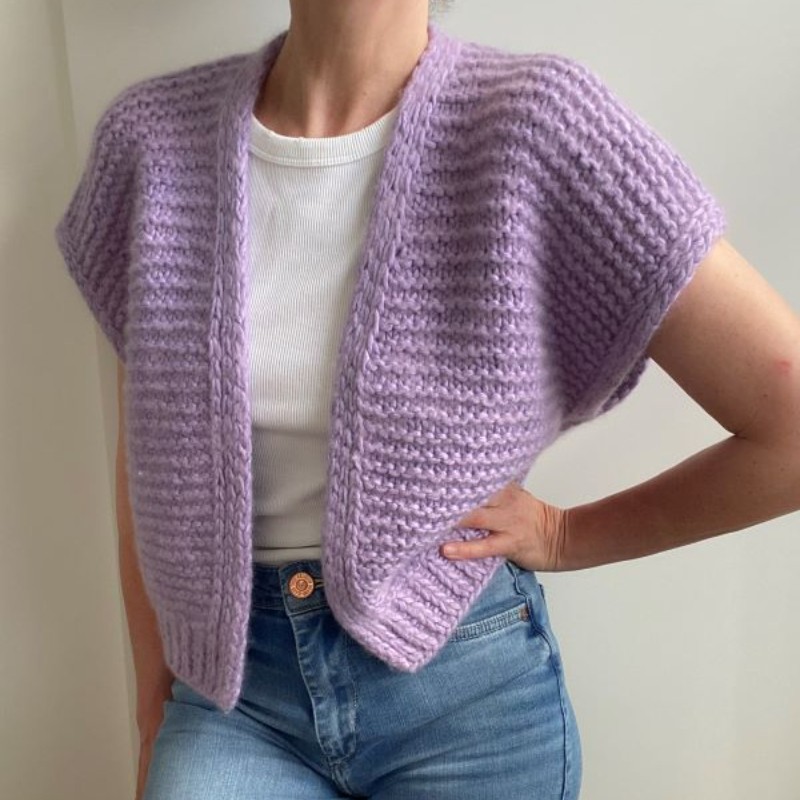 Lotilda Big Milla Vest Strickset
