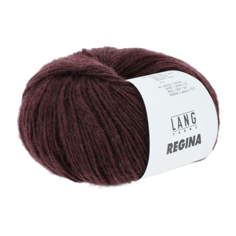 Lang Yarns Regina - Aubergine 0080 [Preorder]