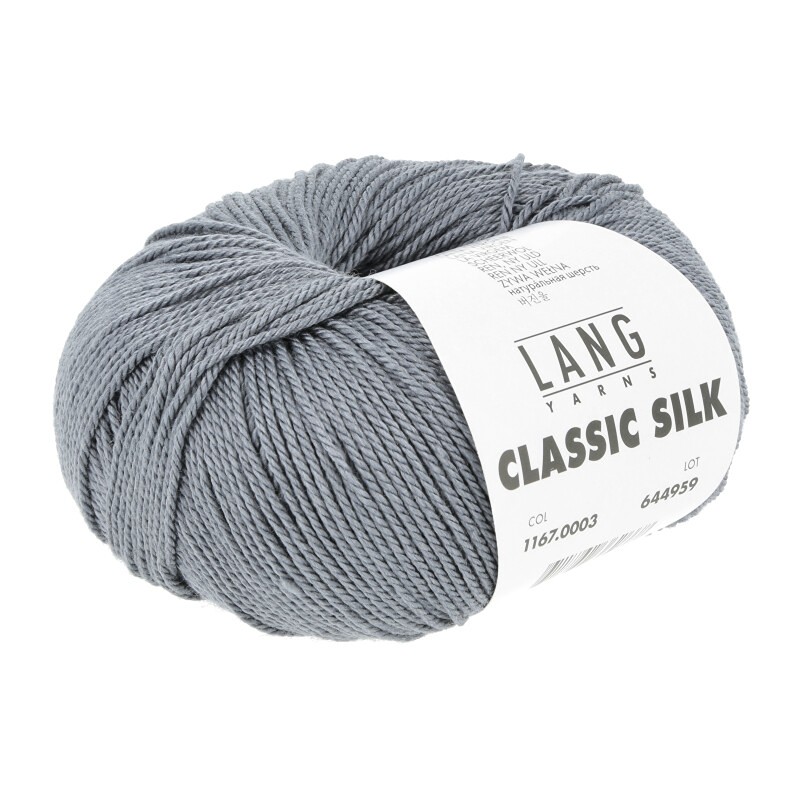 Lang Yarns Classic Silk - Hellgrau 0003