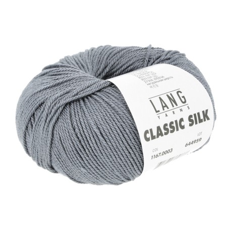 Lang Yarns Classic Silk - Hellgrau 0003