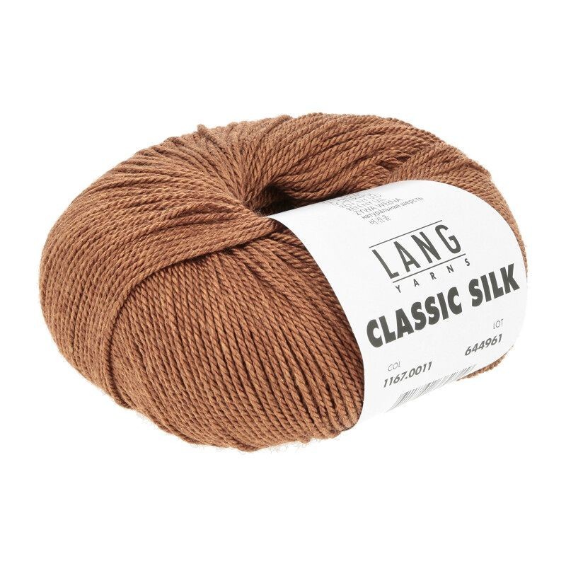 Lang Yarns Classic Silk - Bronze 0011 [Preorder]