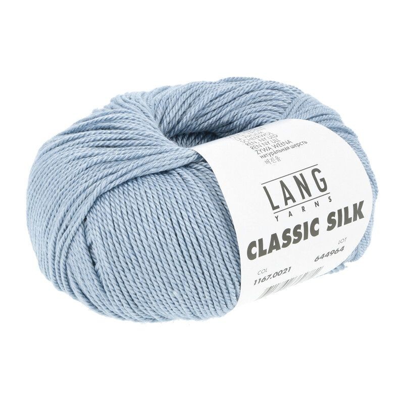 Lang Yarns Classic Silk - Hellblau 0021 [Preorder]