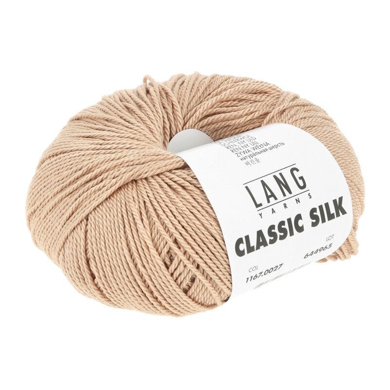 Lang Yarns Classic Silk - Apricot 0027 [Preorder]