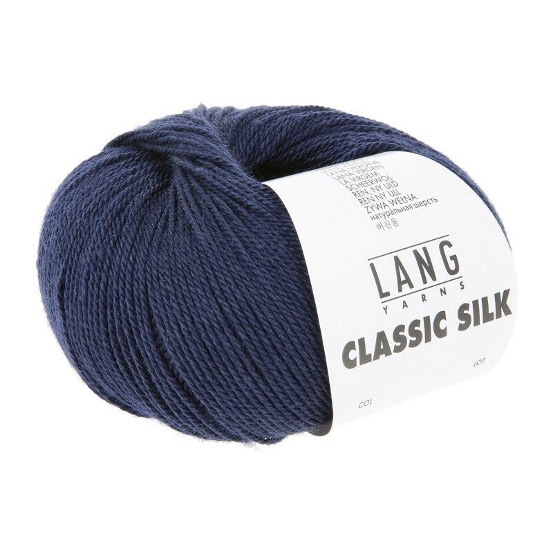 Lang Yarns Classic Silk - Marine 0035 [Preorder]