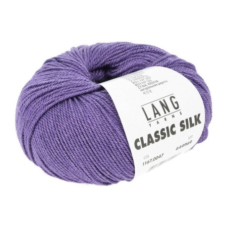 Lang Yarns Classic Silk - Violett 0047 [Preorder]